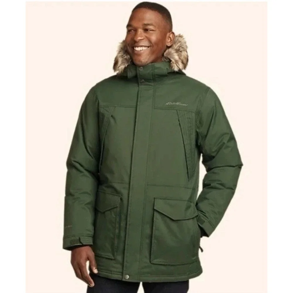 Eddie Bauer Mens Superior Down Parka‎ Dark Loden (Green) 3XLT Weatheredge